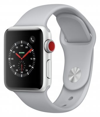 Apple Watch Series 3 Cellular 42mm - Silver Aluminium - Fog Band