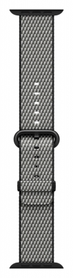 Apple Watch Series 3 42mm Black Check Woven Nylon Band