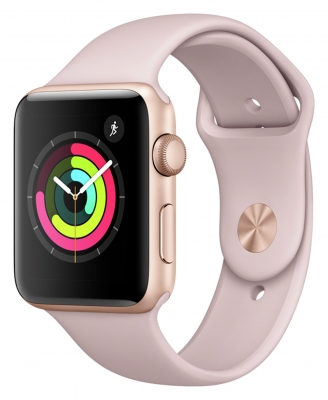 Apple Watch Series 3 GPS 42mm - Gold Aluminium - Pink Sand Band