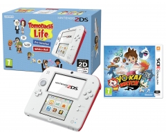 Nintendo - 2DS Tomodachi Life And Yo-kai Watch - Bundle