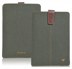 NueVue Cotton Twill IPad Air Case Green/Orange