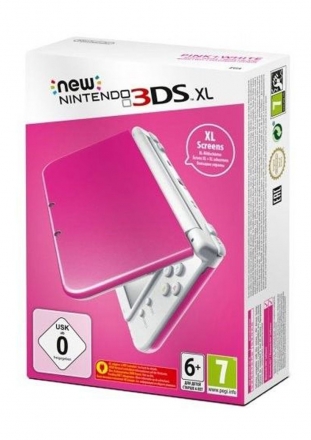 New 3DS XL Pink/White Console