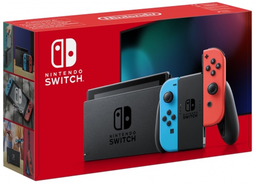 Nintendo Switch Console - Neon Red Blue