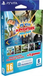 PS Vita Mega Adventure Pack + 8GB Memory Card