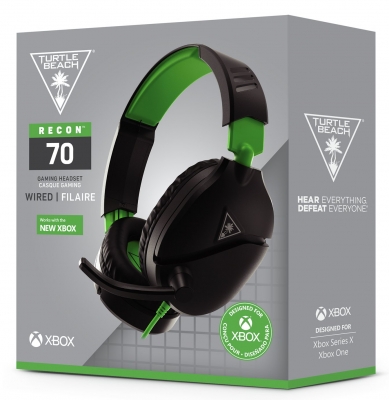 Turtle Beach Recon 70X Wired Headset Xbox One / Series X|S - Black & Green