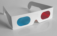 Red Cyan Anaglyph Glasses